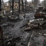 Ukraine accuses Russia of the massacre, a city strewn with bodies.